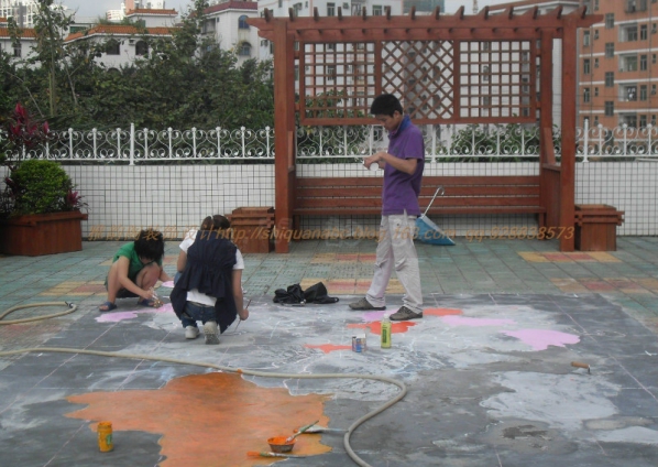 2012年5月小學校園區地圖地畫